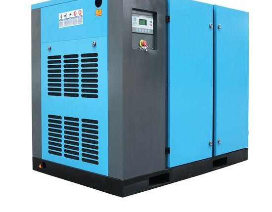 Screw air compressor package