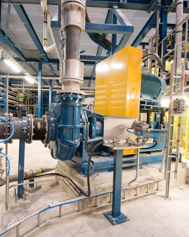 Vertical multistage pump